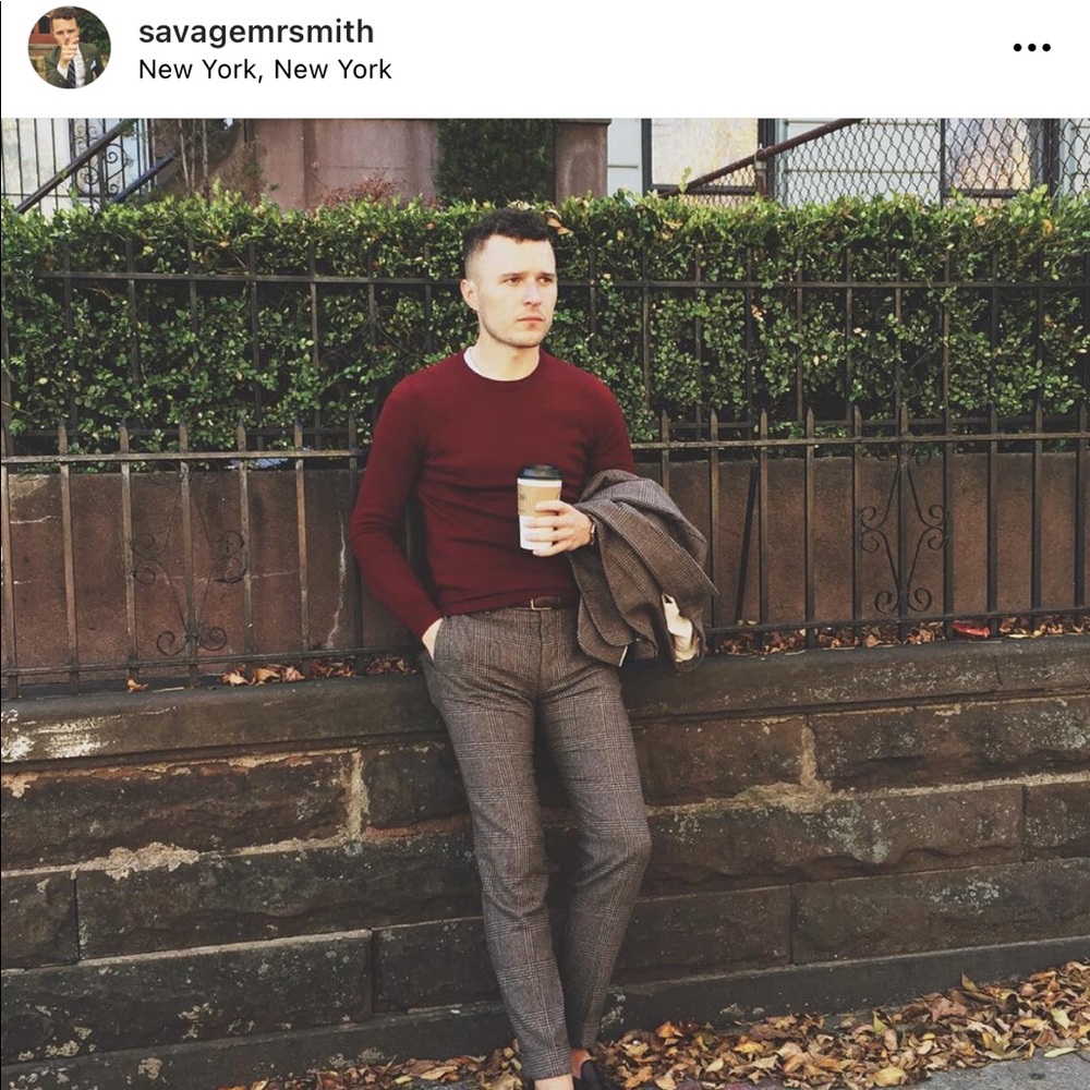 J. Crew Burgundy Sweater